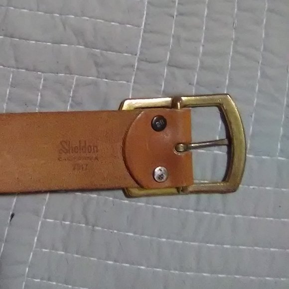 Vintage WOMEN LEATHER BELT BY DESIGNER SHELDON - Picture 8 of 14